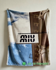 Miumiu Throw Blankets